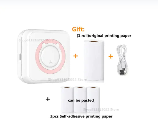 Cat Shape Mini Printer